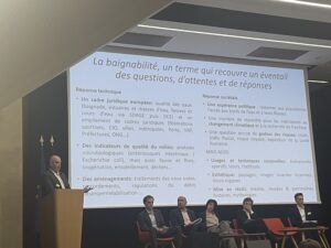 Lire la suite à propos de l’article Présentation mercredi 2 avril du projet impact/héritage des JOP24 : Baignabilité de la Seine, par Olivier Sirost directeur du Cetaps.