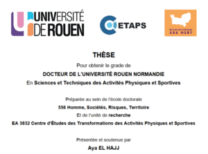 Lire la suite à propos de l’article Soutenance de thèse d’Aya El Hajj