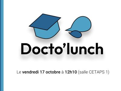 Docto’lunch – Corentin Joseph