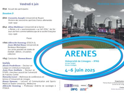 Le CETAPS au Workshop franco-allemand ARENES à Limoges.
